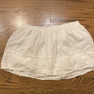 Urban Outfitters white mini skirt